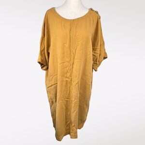 J. Jill Mustard Midi Dress
